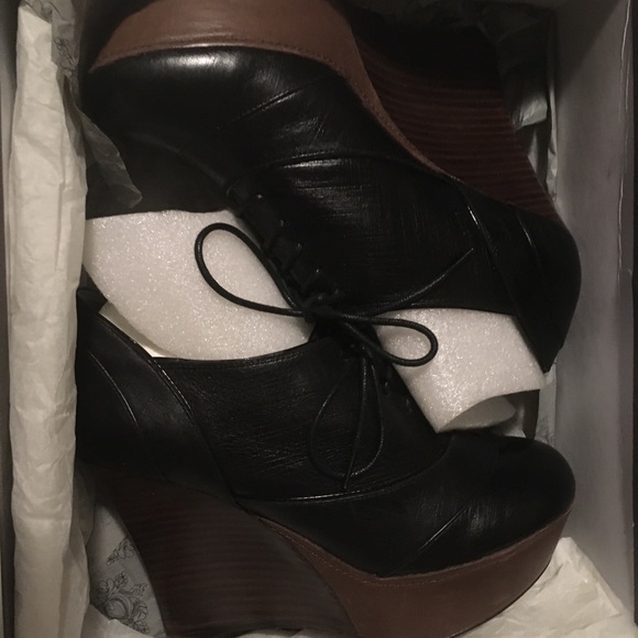 Real leather Oxford Wedge from Free People - Picture 7 of 8